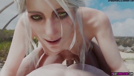 Sexy booty The Witcher babes get fucked deeply by massive strong dicks