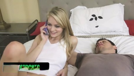 Family Strokes - Young Blonde Teen Alli Rae Has Early Morning Sex With Her Stepbro
