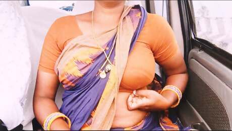 Sexy maid name of Rangi car sex and pissing, telugu DIRTY  talks.