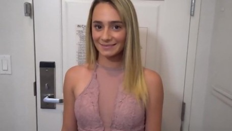 Anna Mae came to the casting to suck and fuck