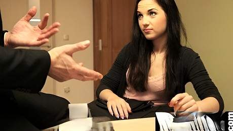 Temperament bunny at brunette scene